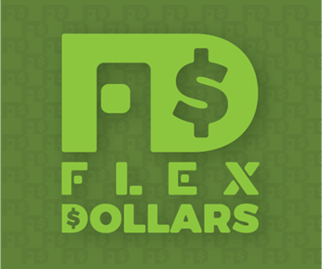 Buy $50 in Flex Dollars get $5 Flex Dollars Free!